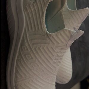 Women's White Slip-On Sketchers
